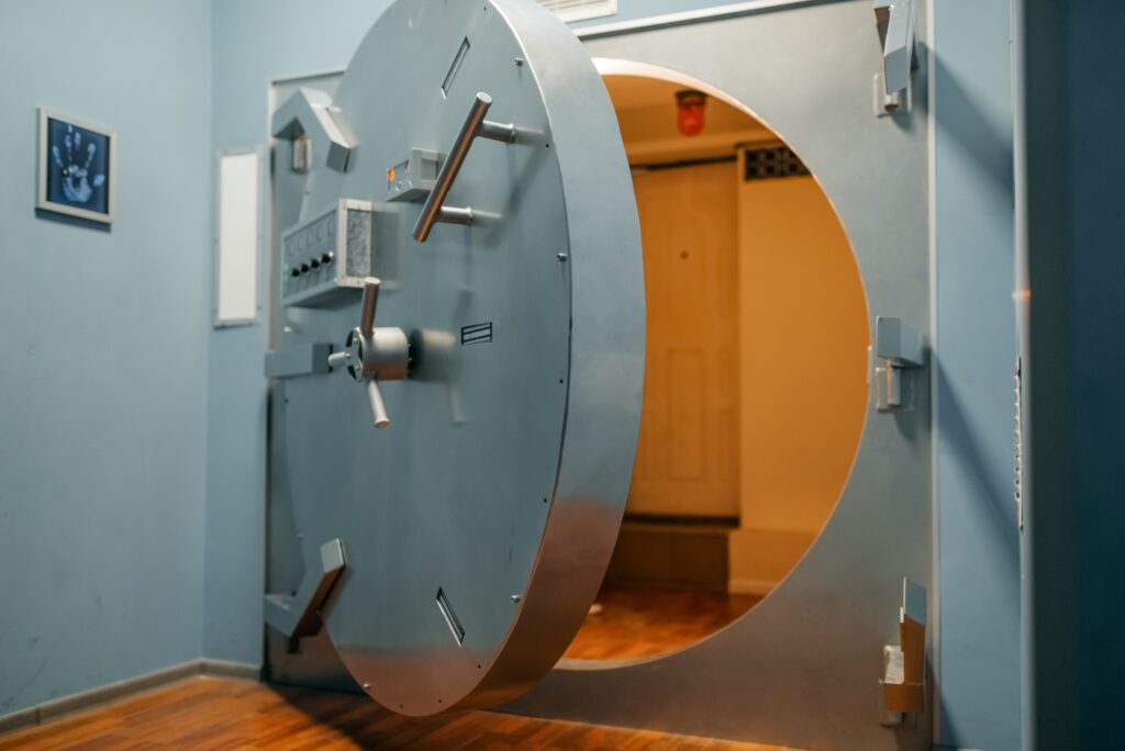 Bank Security Vault Door