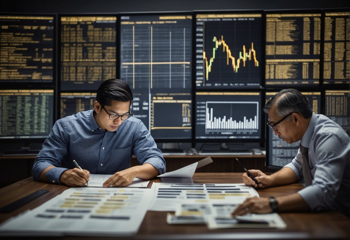 traders analyzing COT Reports