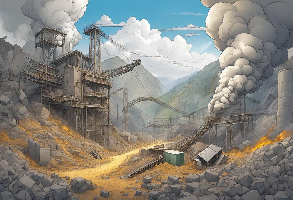 Explosions damage silver mines, causing scarcity. Prices soar as demand rises