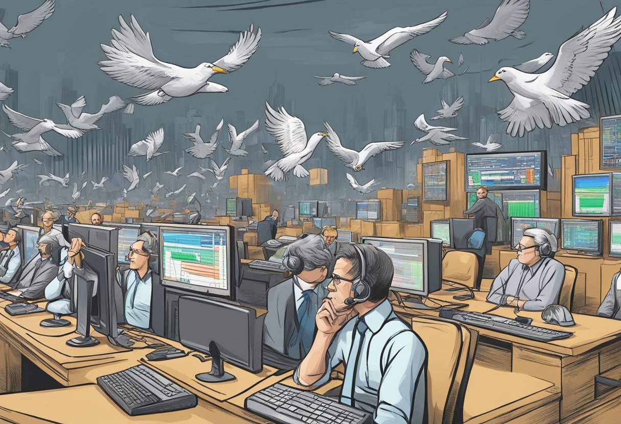 Investors panic, sell off stocks, and flock to safe-haven assets like silver. Prices surge amidst geopolitical uncertainty