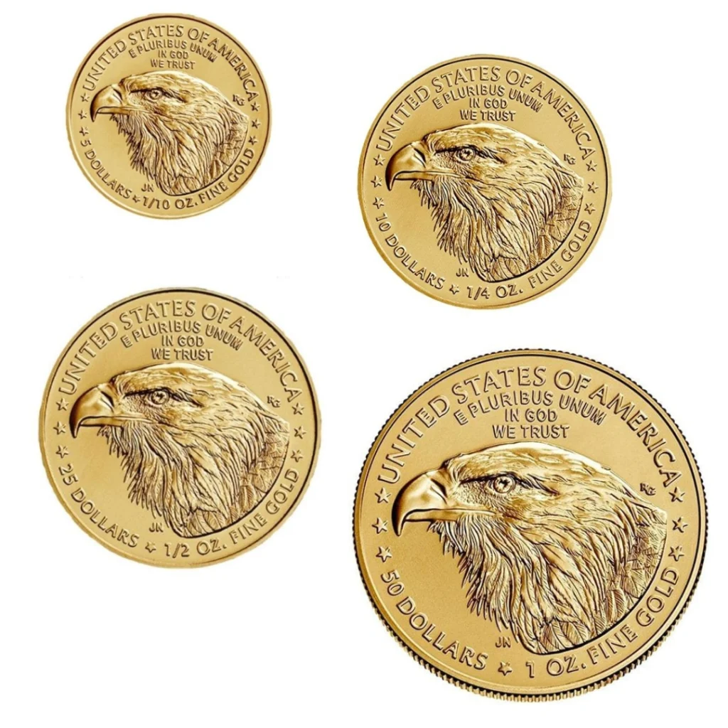 Gold American Eagle Denomination Set