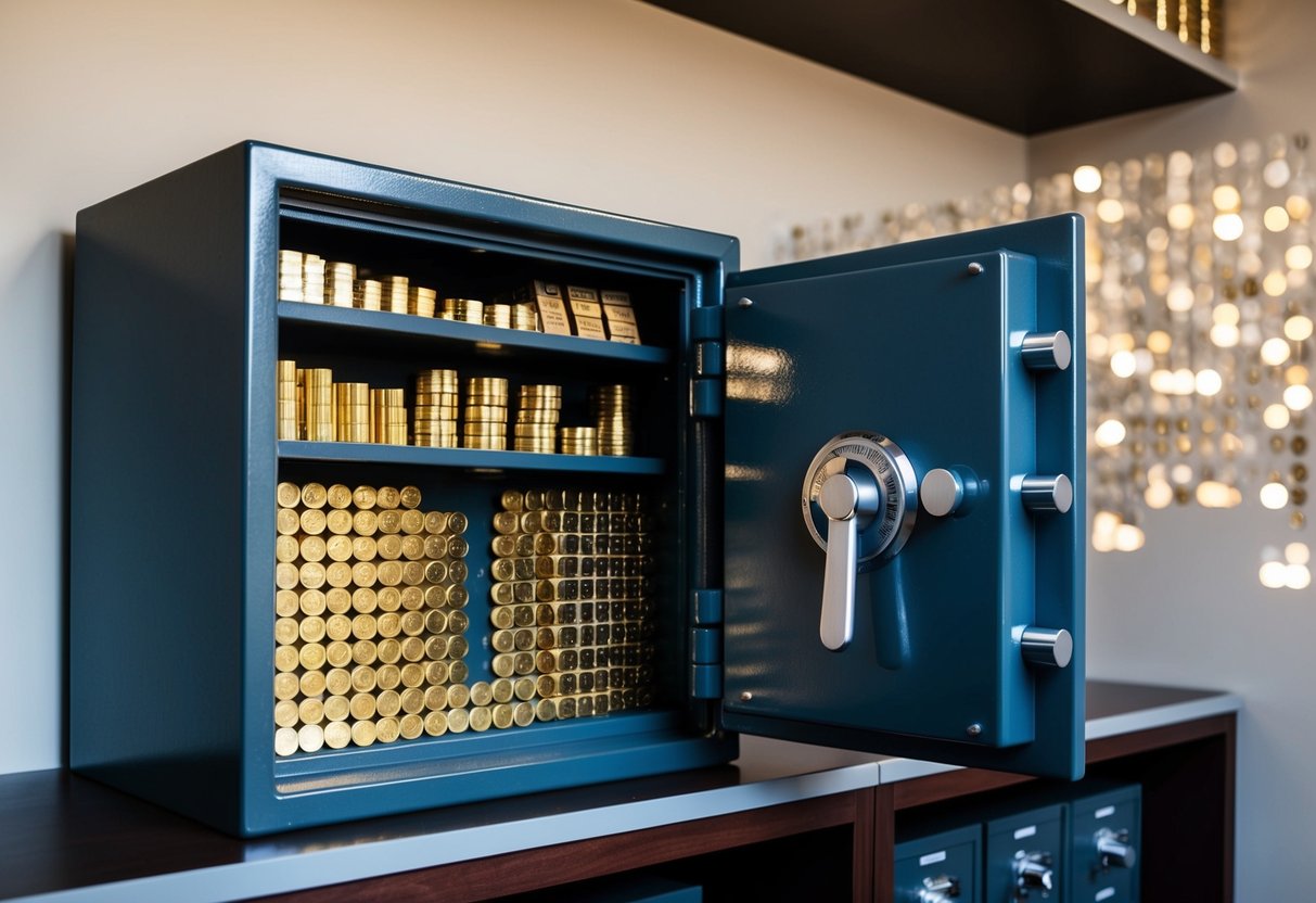 Storing Precious metals in a safe at home