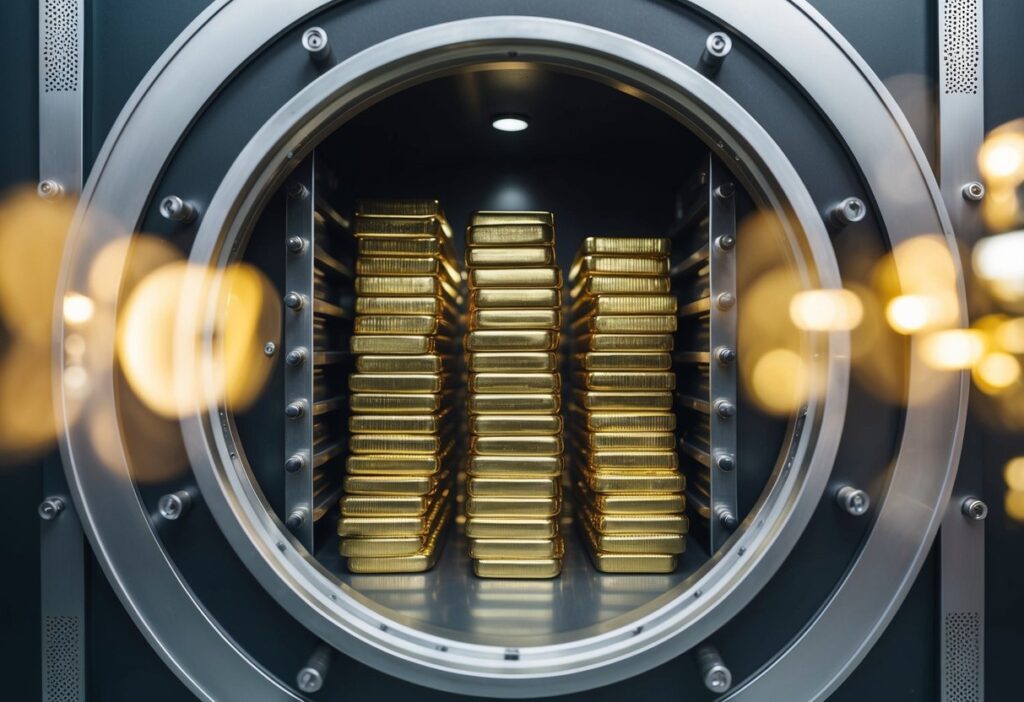gold kilos in a safe