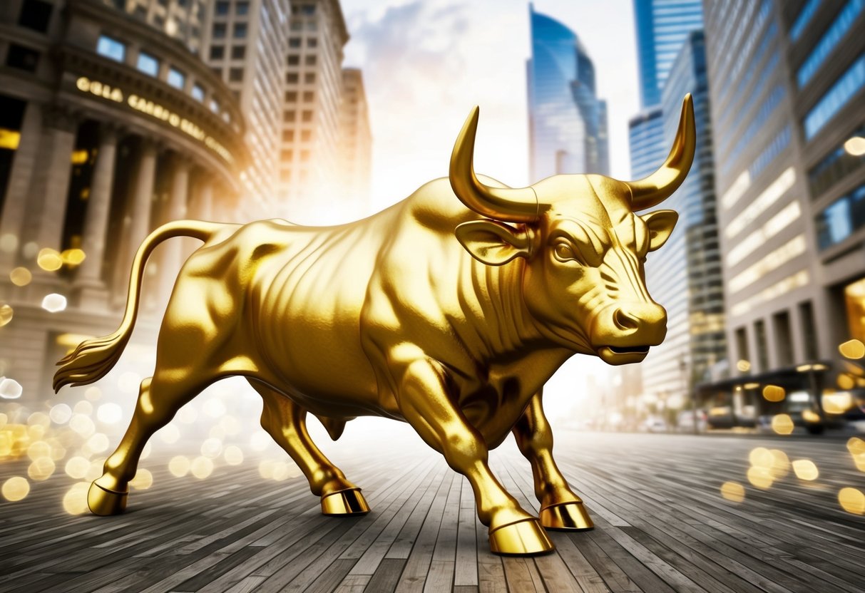 the gold bull of wall street