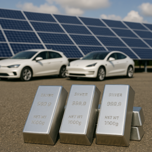 solar panels, electric cars, and silver bars | Metals Edge solar panels, electric cars, and silver bars