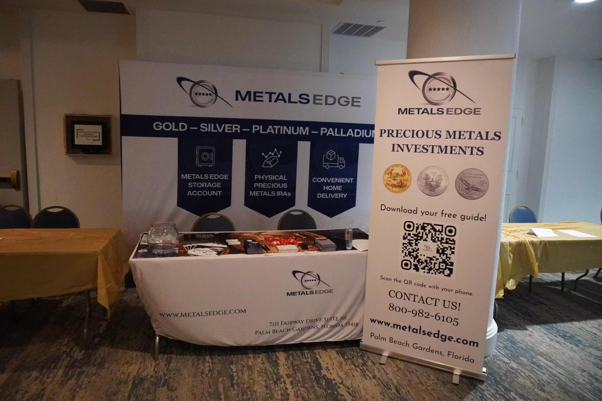2025 South Florida Business Expo Booth Setup