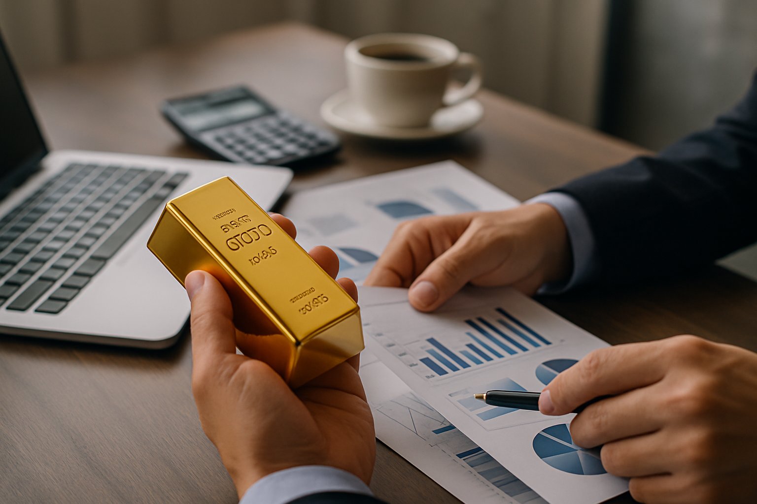 Gold bar on IRAs Stocks