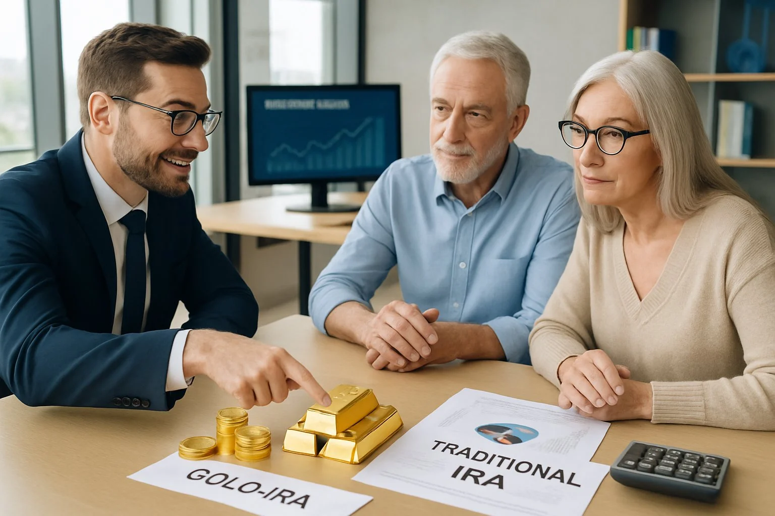 Traditional IRA, Gold IRA, stocks for retirement