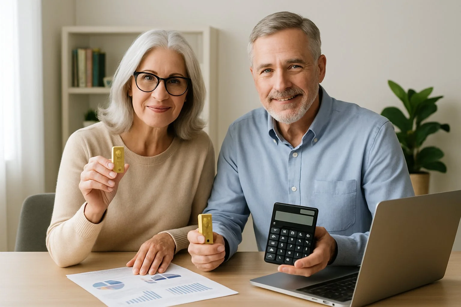 Gold bars, IRA paperwork