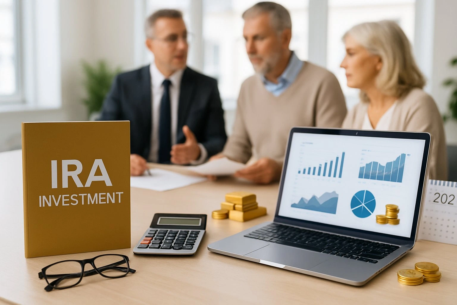 Stocks gold coins IRAs