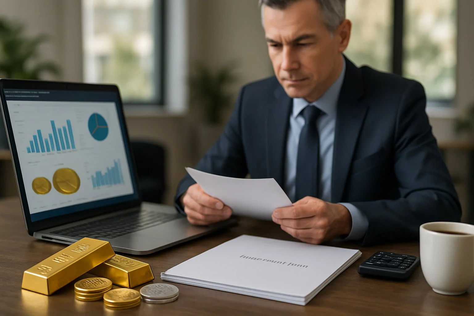 business man w/ papers