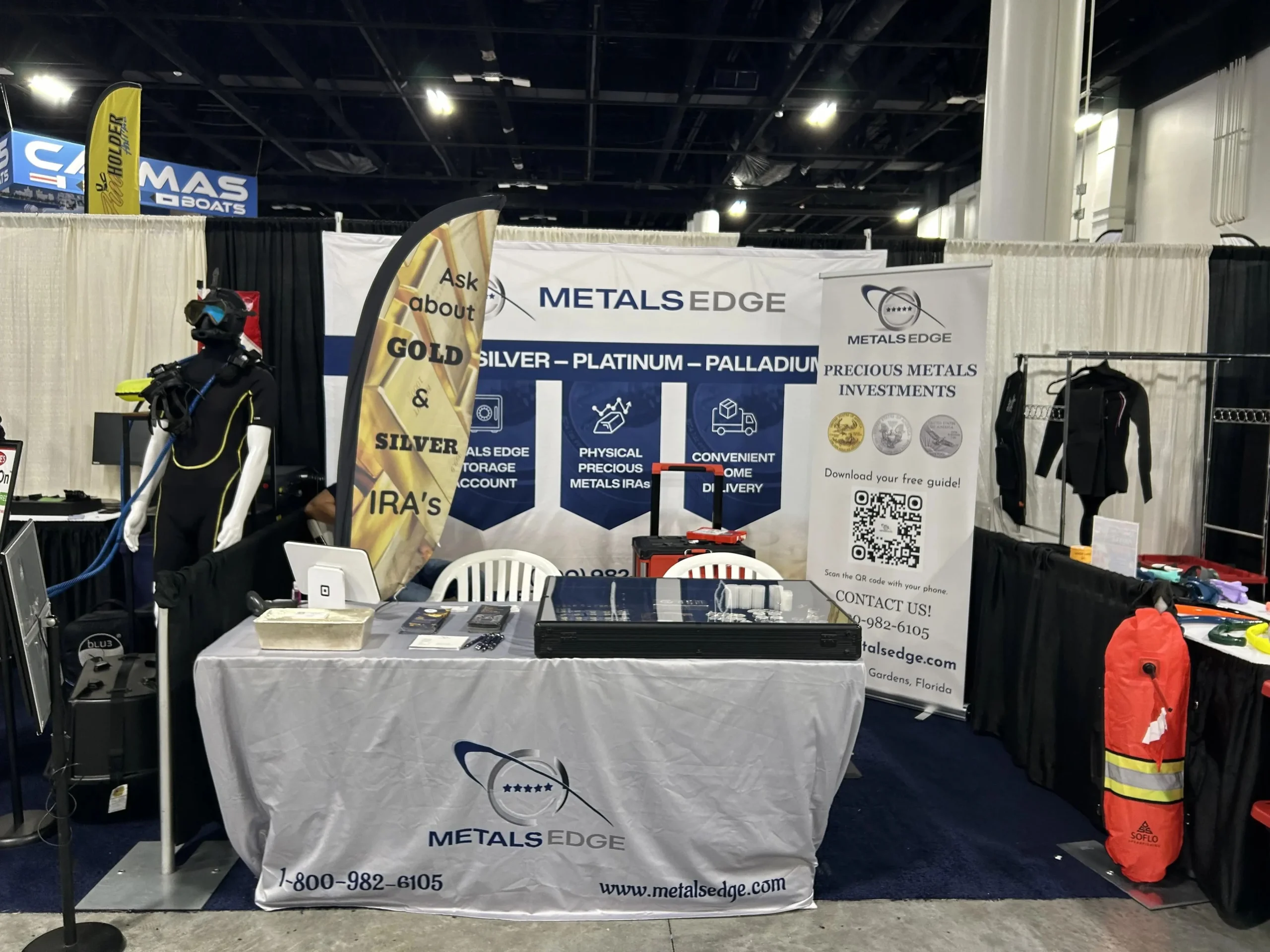 2025 Ft. Lauderdale International Boat Show - Metals Edge Booth Set-up | Metals Edge 2025 Ft. Lauderdale International Boat Show - Metals Edge Booth Set-up