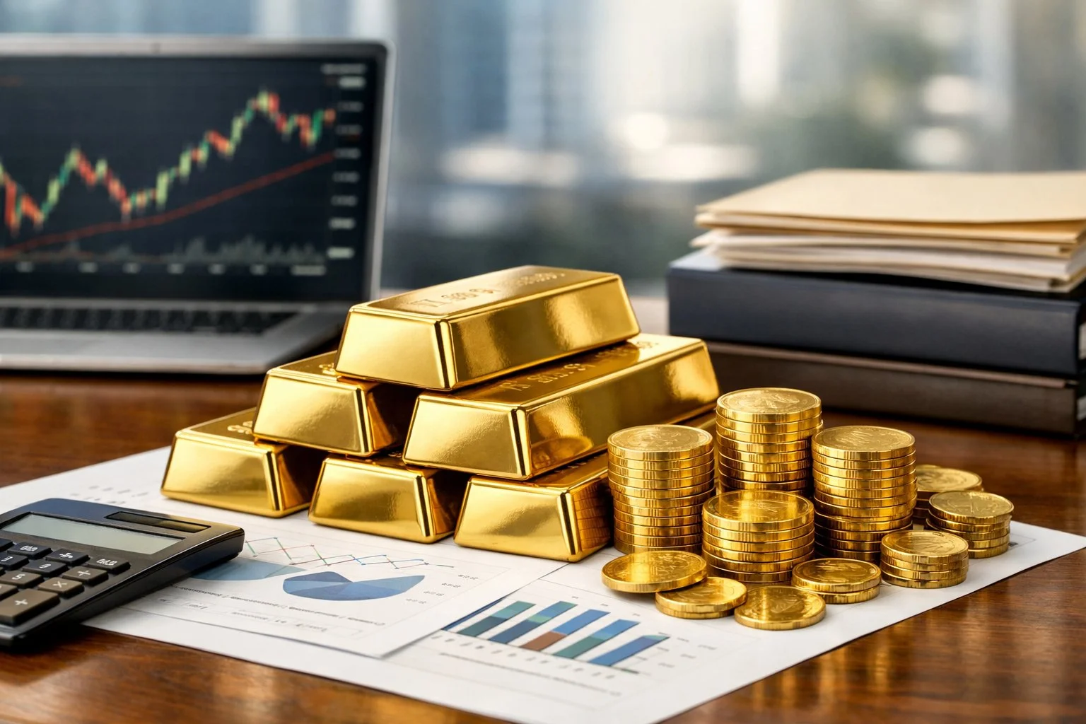 Gold coins and bars | Metals Edge Gold coins and bars