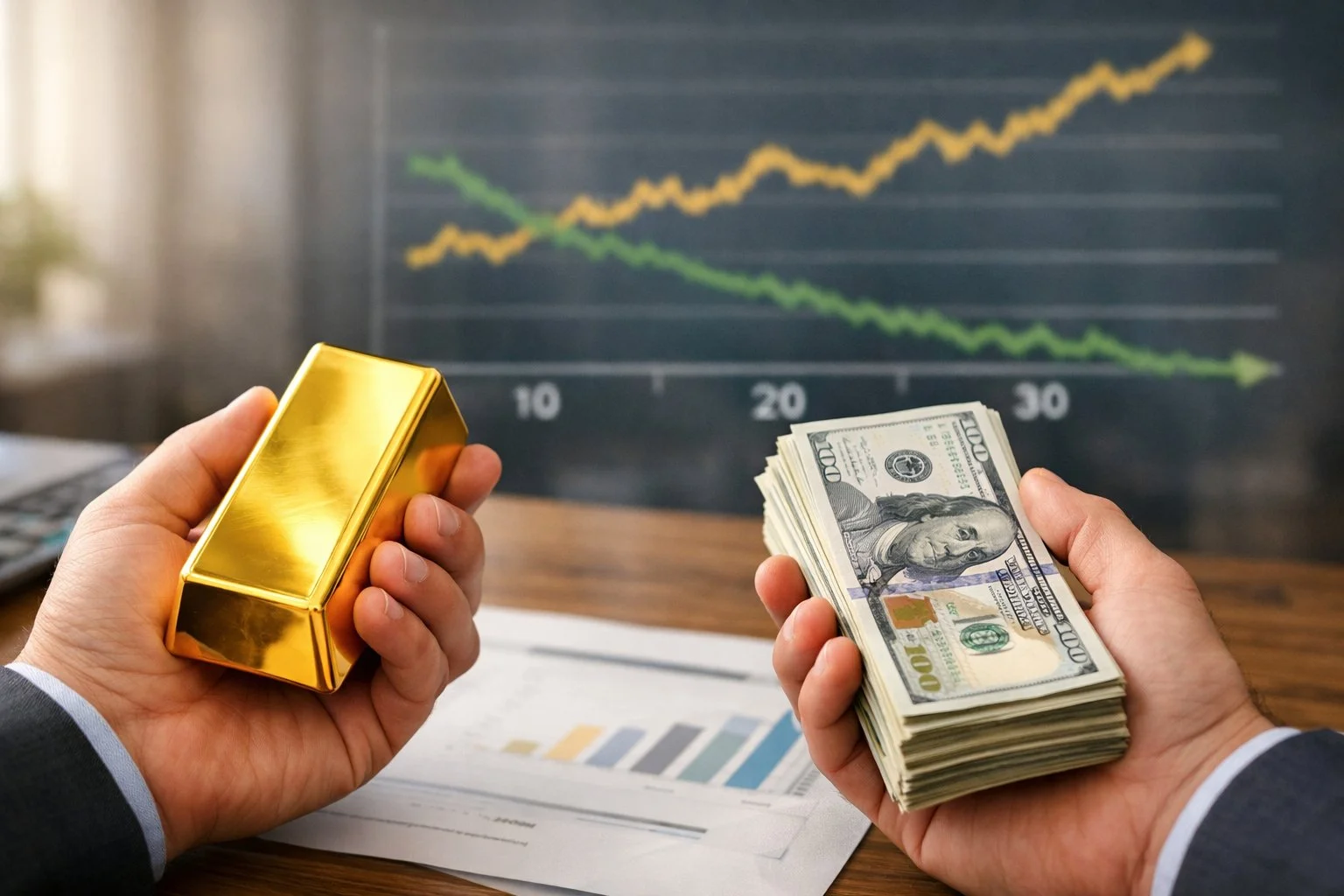 gold and cash purchasing power 