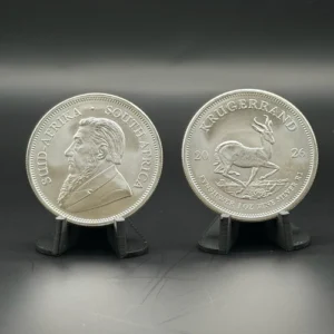 1 oz South African Silver Krugerrand | Metals Edge 1 oz South African Silver Krugerrand
